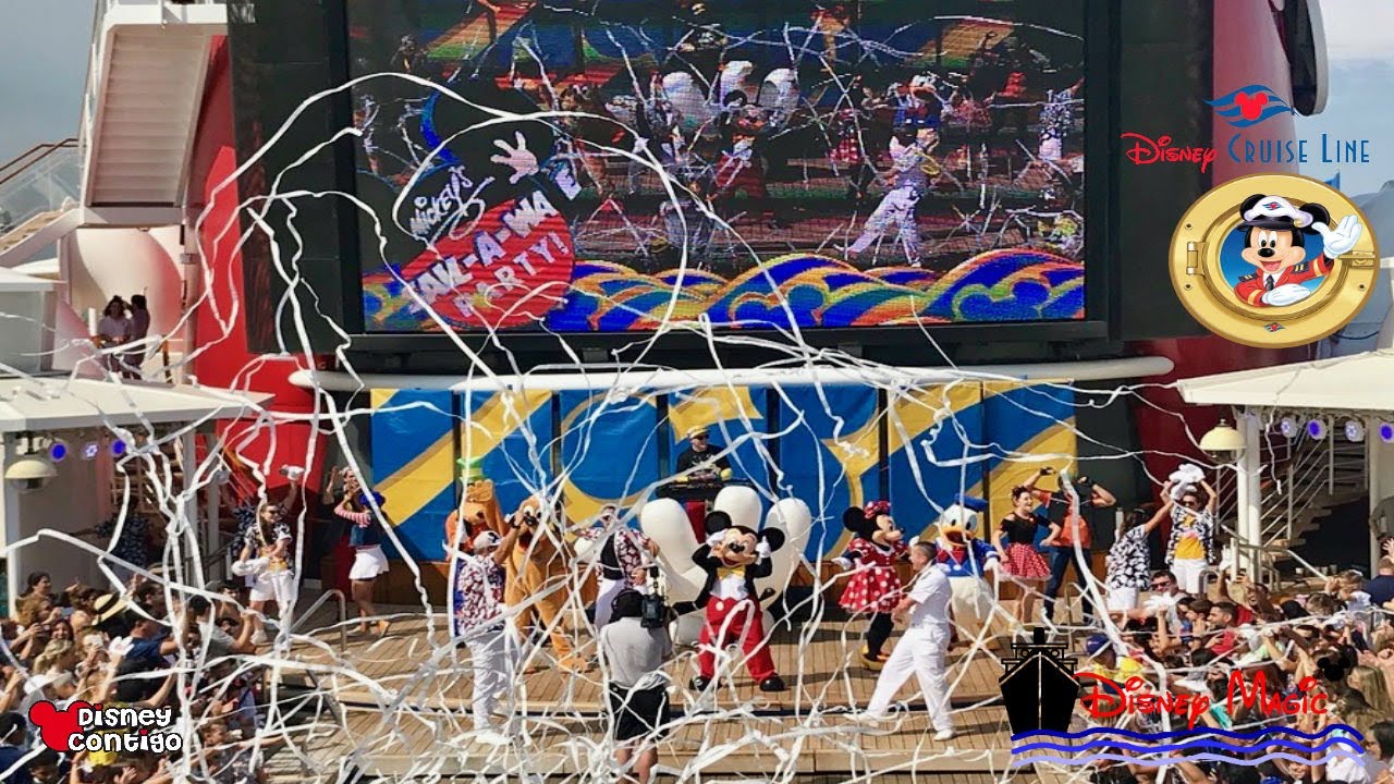 Mickey's Sail-a-Wave Party SHOW 🎉 - Disney Magic Cruise