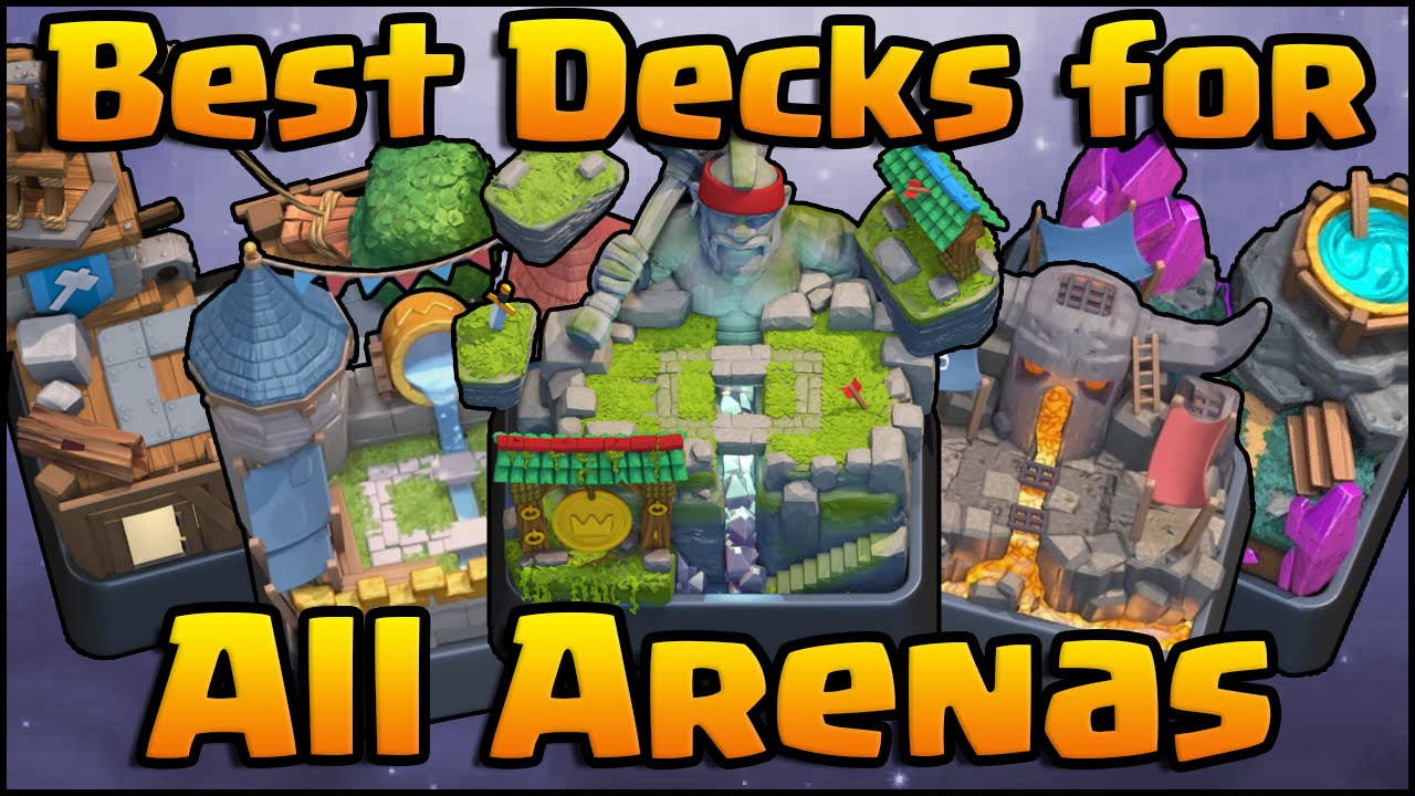 Clash Royale - Best Decks for All Arenas (Arena 4, 5, 6, 7, 8 and 9)