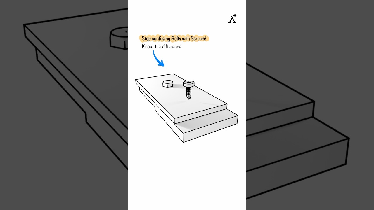 Difference between bolt and screw.