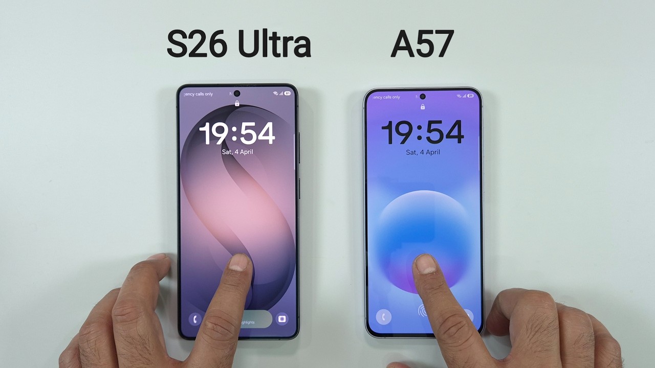 Samsung Galaxy S26 Ultra vs Galaxy A57 - Speed Test
