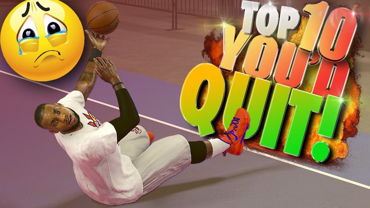 TRICK SHOTS That Would Make You QUIT - NBA 2K17 TOP 10 Highlights