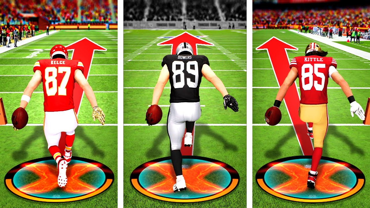 Scoring a 99 Yard Touchdown with EVERY Tight End!