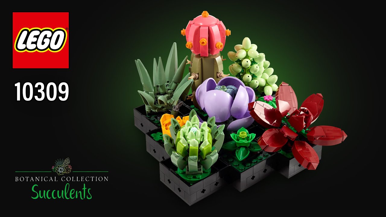 LEGO&reg; ICONS&trade; | Succulents (10309)[771 pcs] Step-by-Step Building Instructions | Top Brick Builder