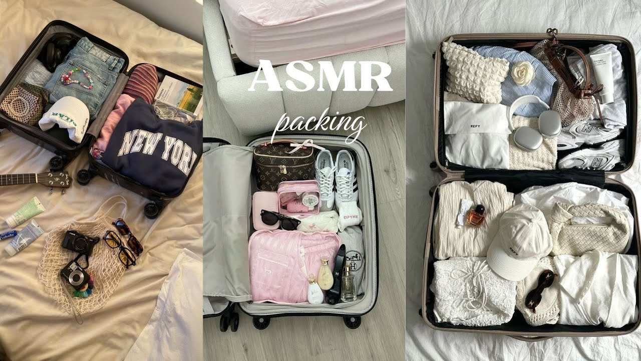 Satisfiying packing for travel ✨| ASMR Compilation