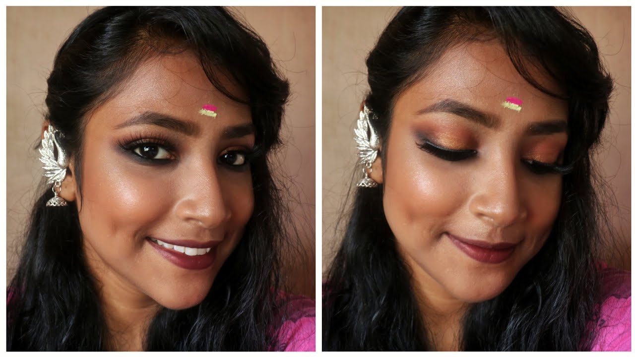 Durga pujo makeup look 2019 || subhangi dey