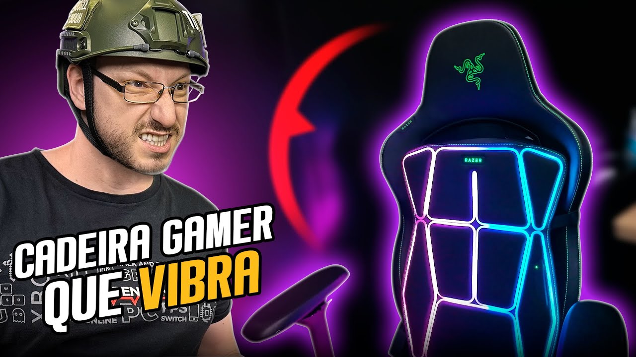 CADEIRA QUE TREME! Mais IMERSÃO com o Razer Sensa HD Haptics