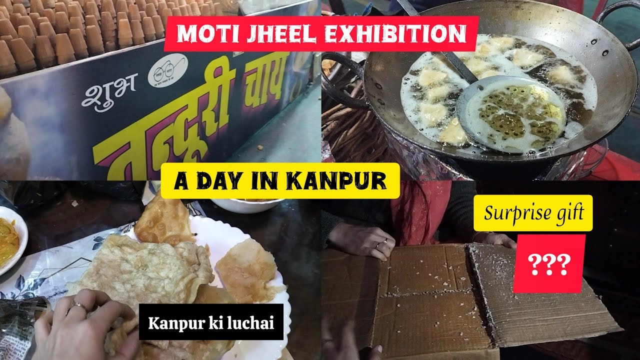 A day in Kanpur ❤️| Street food Luchai 😋| Niece Surprise 🩷| Moti Jheel 🎀