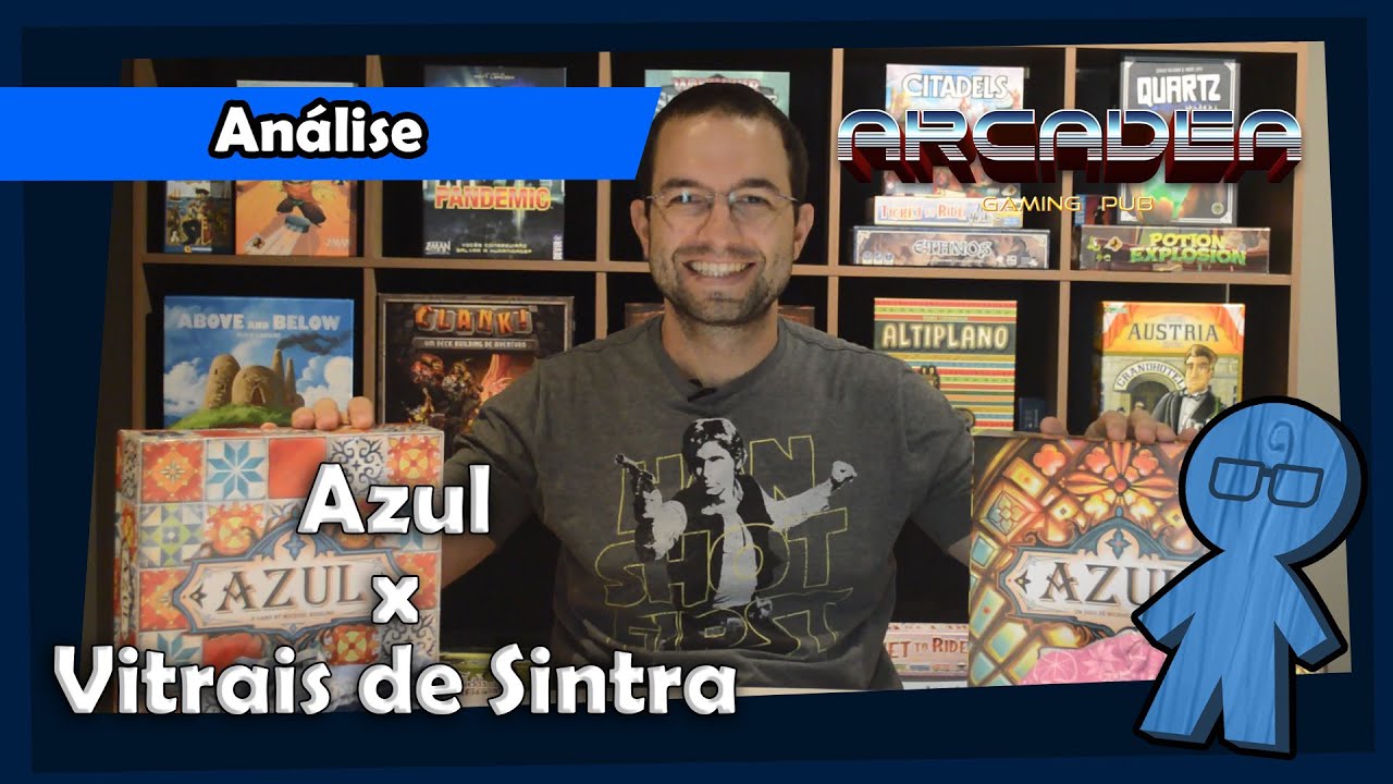 Azul X Azul: Vitrais de Sintra - Comparação