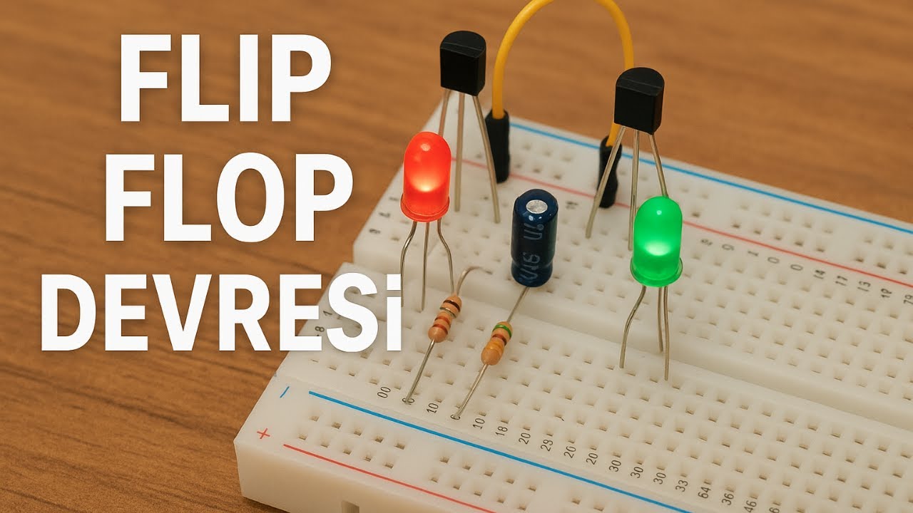 BreadBoard Üzerinde Flip Flop Devresi Nasıl Yapılır