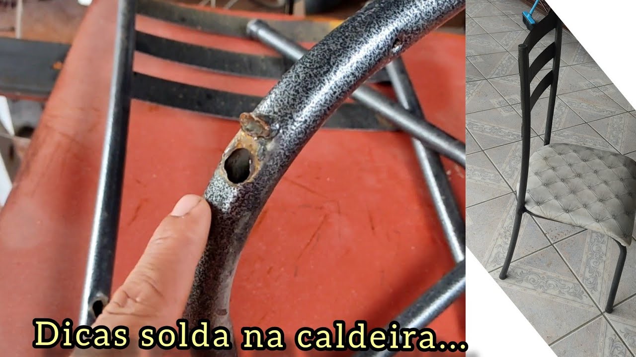 dicas de solda conserto de cadeira