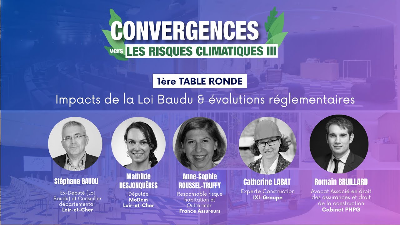 Convergences vers Les Risques Climatiques III   Table ronde 1