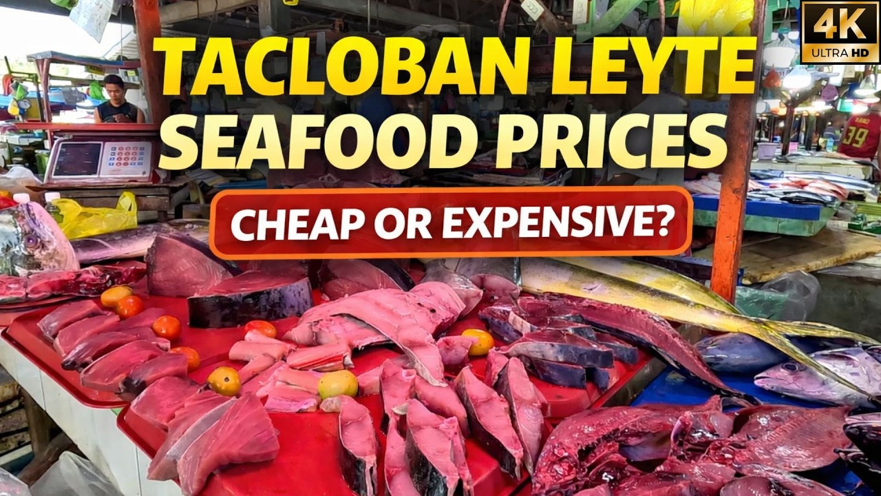 Tacloban City Seafood Market Tour 🇵🇭 | Seafood Prices in Leyte