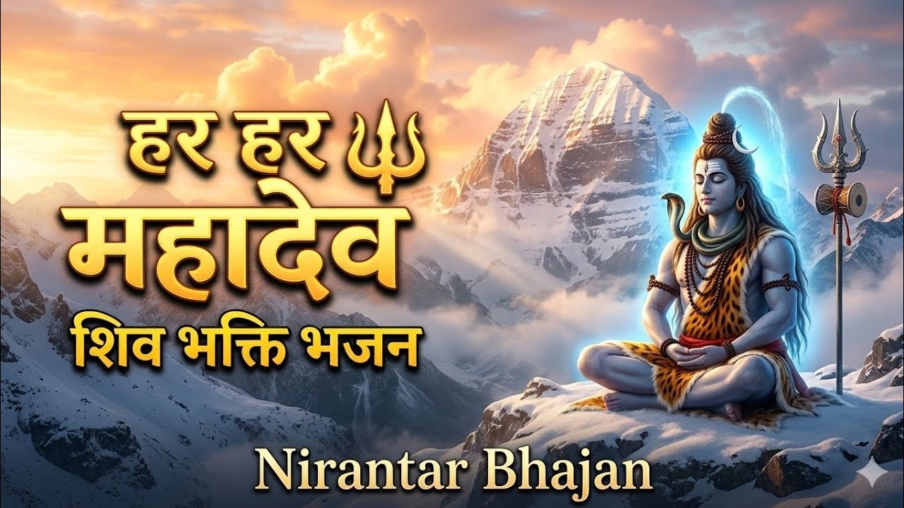 हर हर महादेव 🔱 | Shiv Bhakti Bhajan | Powerful Mahadev Bhajan | Nirantar Bhajan