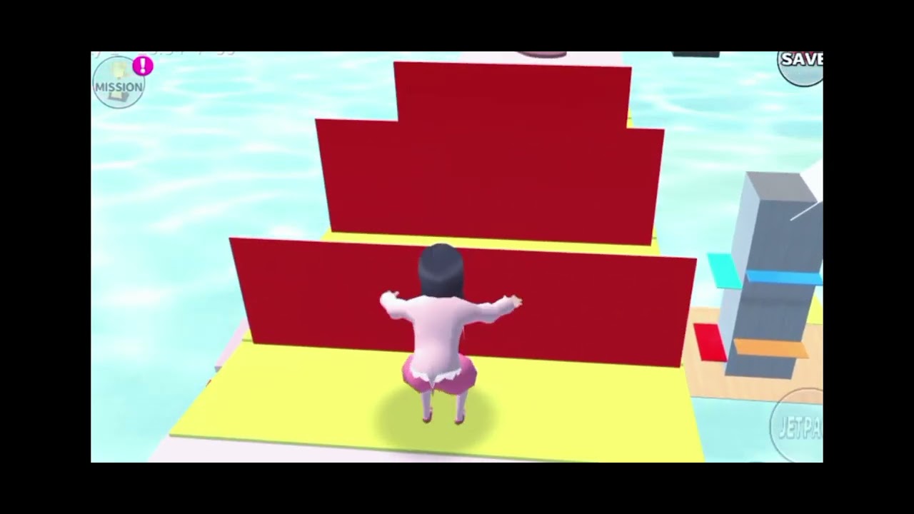 SAKURA ss - bermain parkour bersama mio