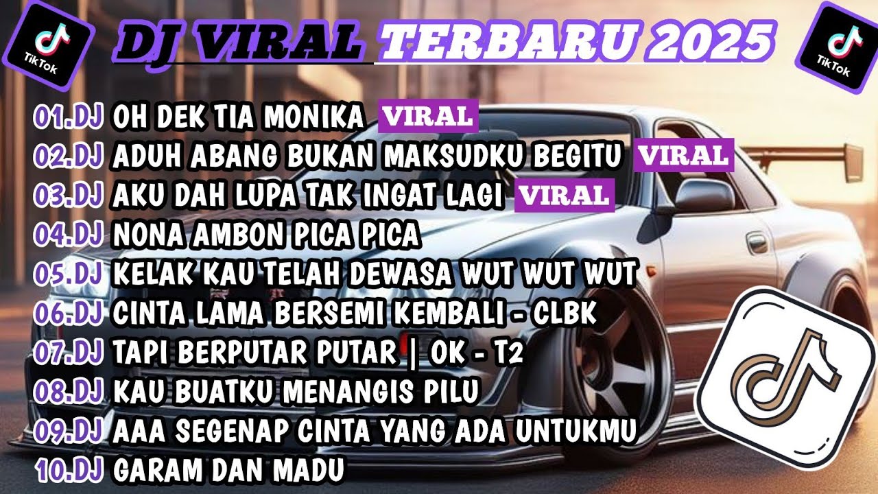 DJ TIKTOK TERBARU 2025-🎵 DJ OH DEK TIA MONIKA🎵 DJ ADUH ABANG BUKAN MAKSUDKU BEGITU FULL ALBUM