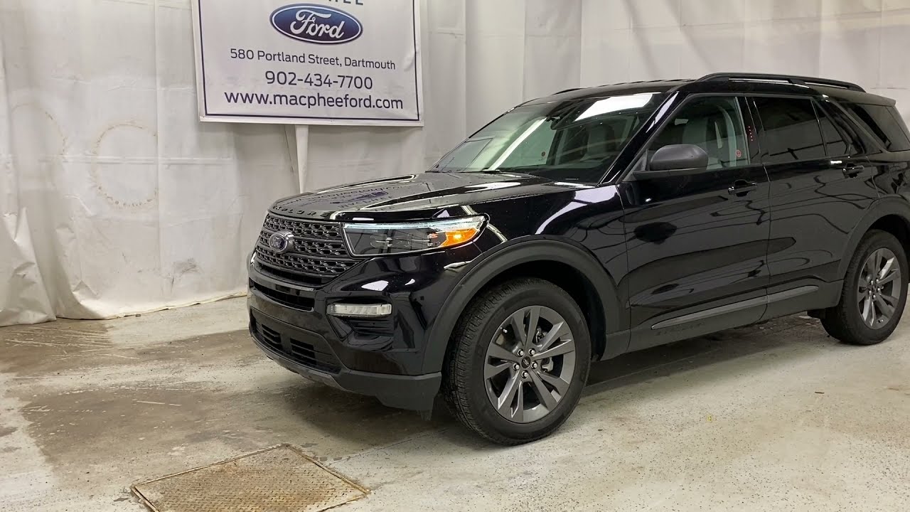 Black 2021 Ford Explorer XLT Review   - MacPhee Ford