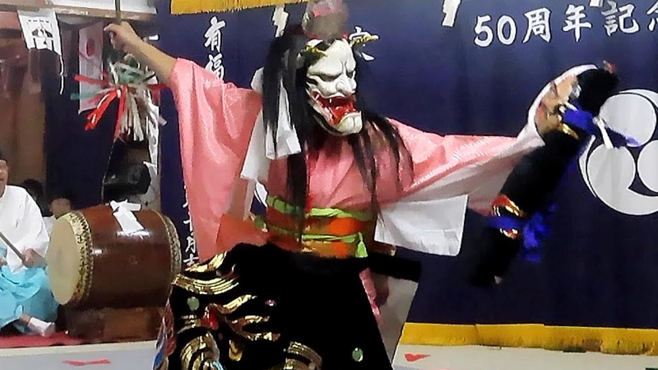 【石見大元神楽　貴船】有福神楽保持者会2022.12.10～下有福八幡宮大元祭自主奉納神楽