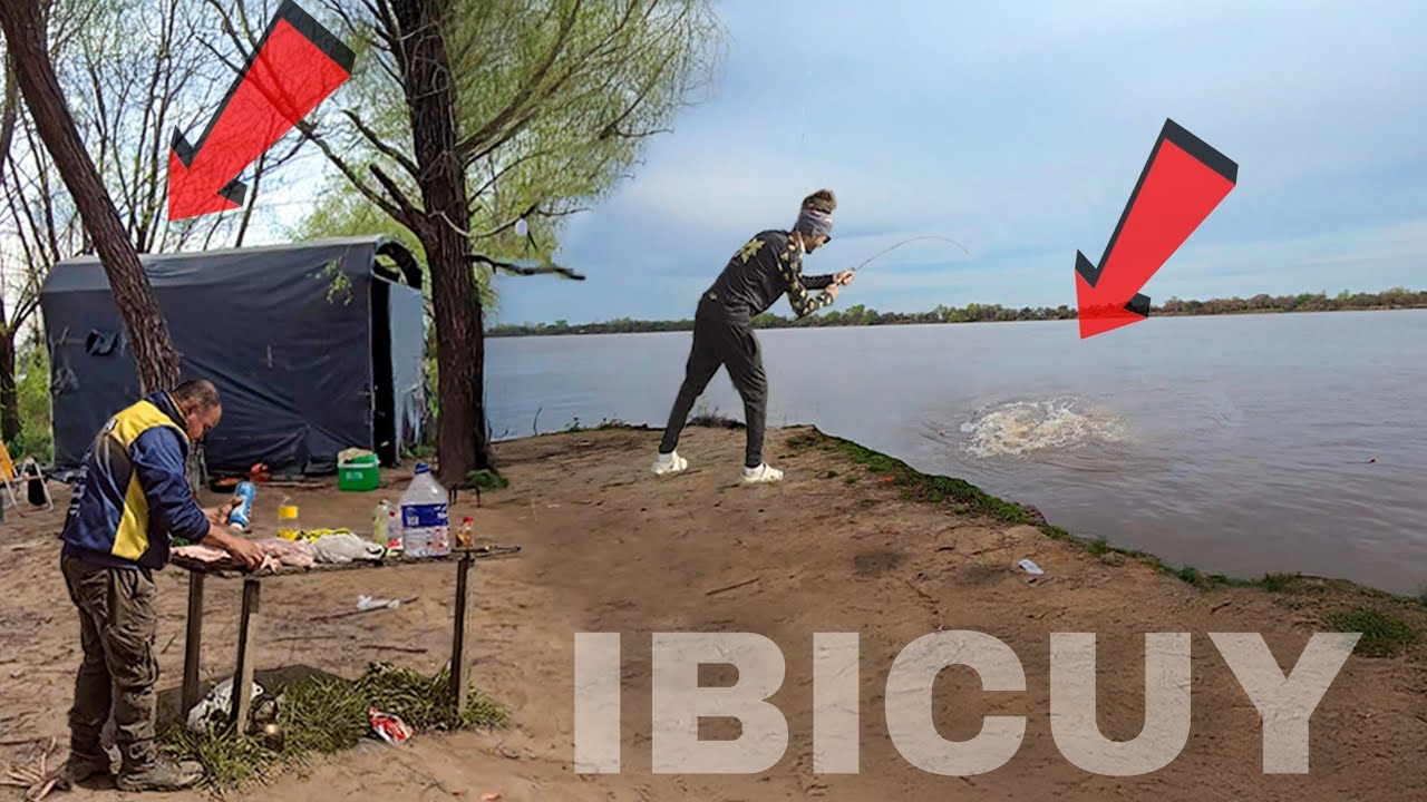BUENA ELECCI&Oacute;N DE PESCA EN IBICUY, HERMOSO LUGAR CON REFUGIO Y CERO ENGANCHE, MUCHA COSTA, TERRIBLE!