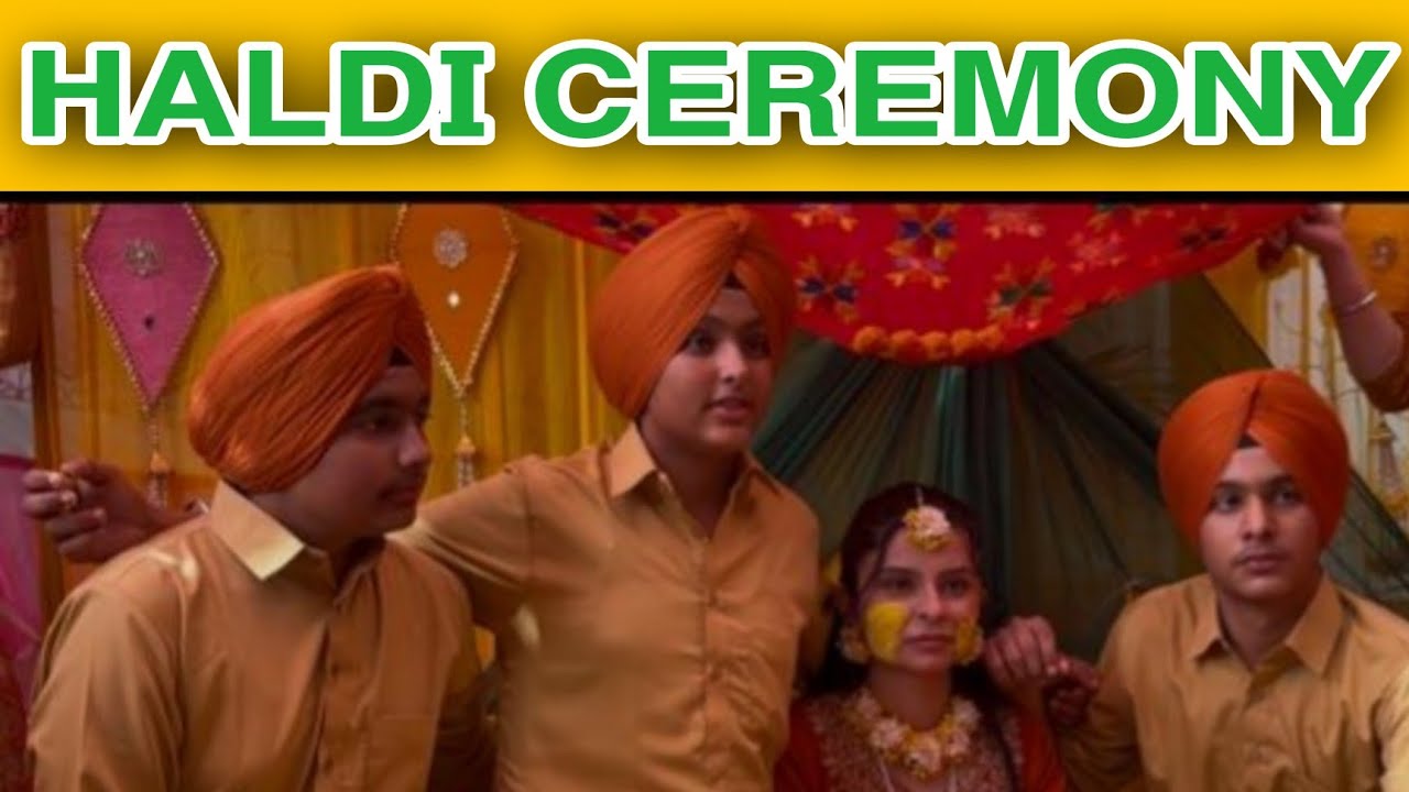 Haldi ceremony 