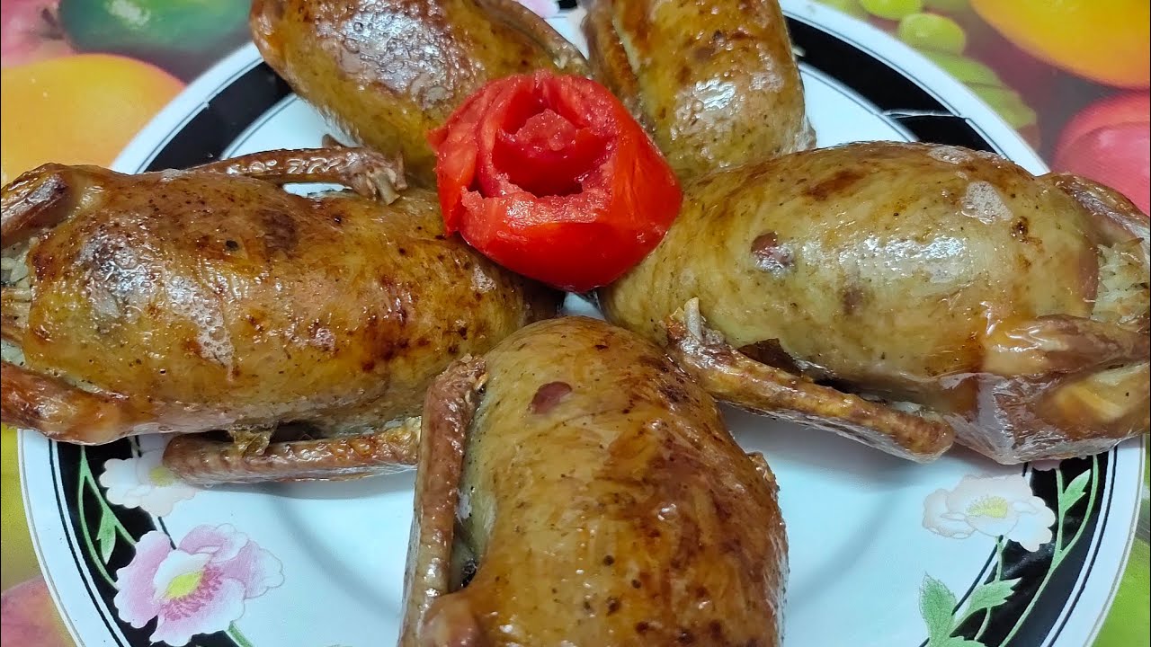 طريقة عمل الحمام المحشي رز بسمتي  وطعم حكايه #هالة_فهمي