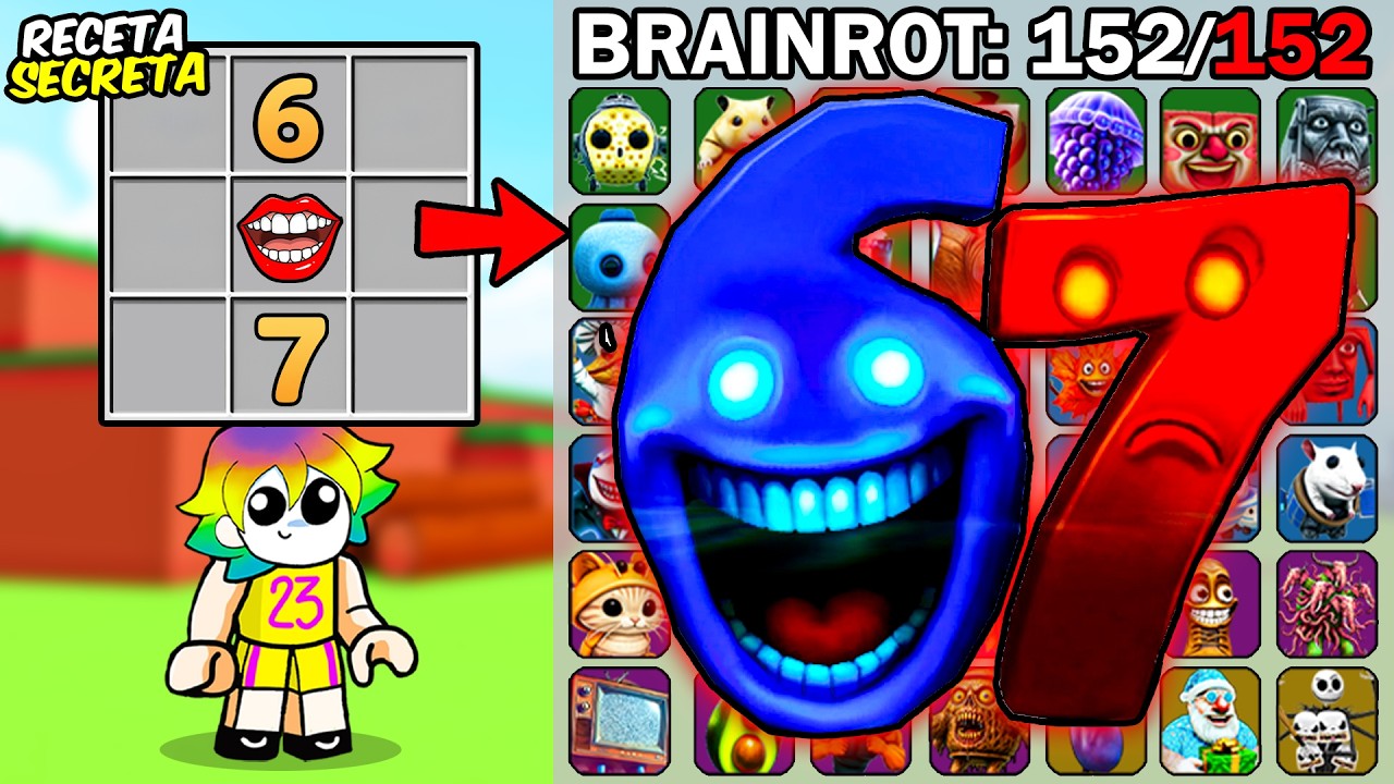 HICE TODAS LAS FUSIONES BRAINROTS en Roblox #2 (Craft a Brainrot)