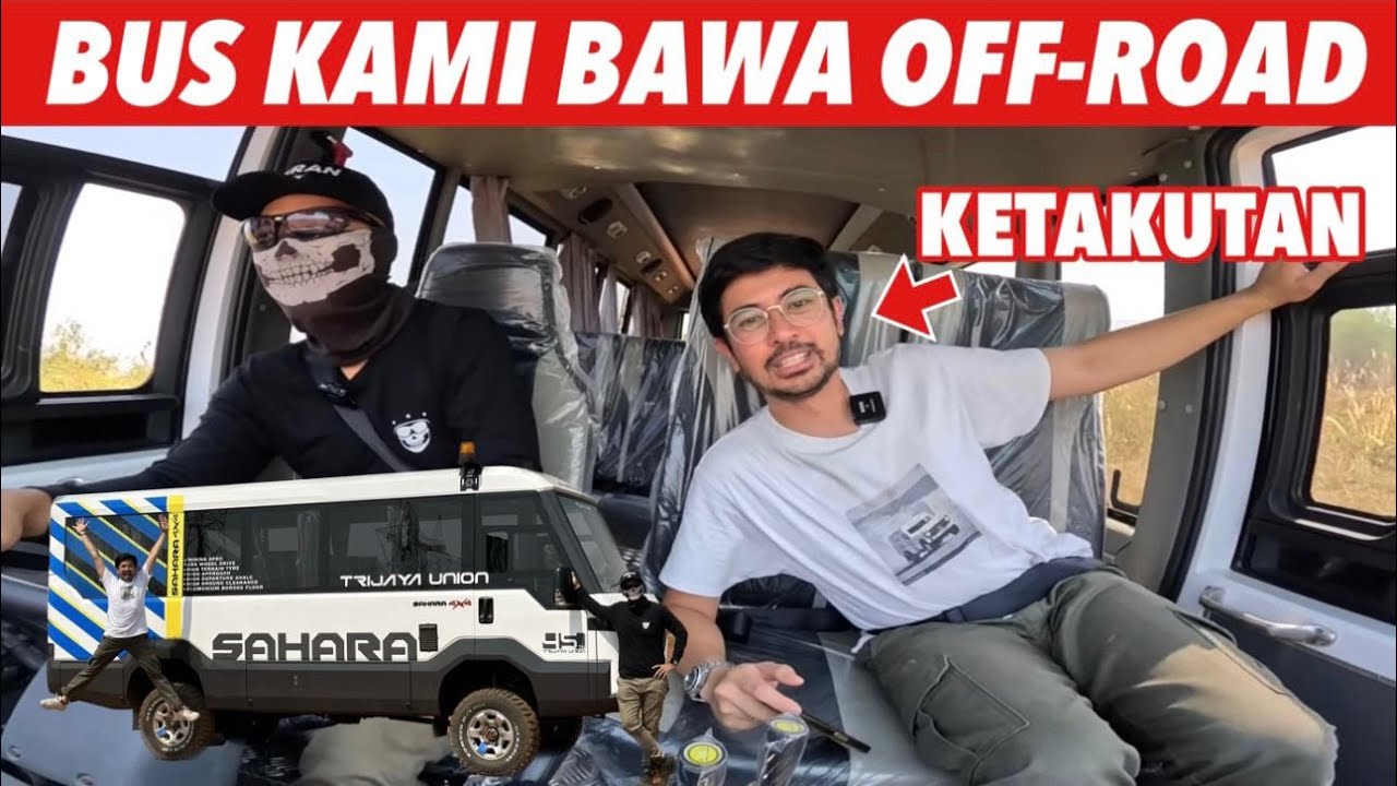 TES OFF-ROAD BUS 4x4 MENGERIKAN SEKALI | ft: Den Dimas