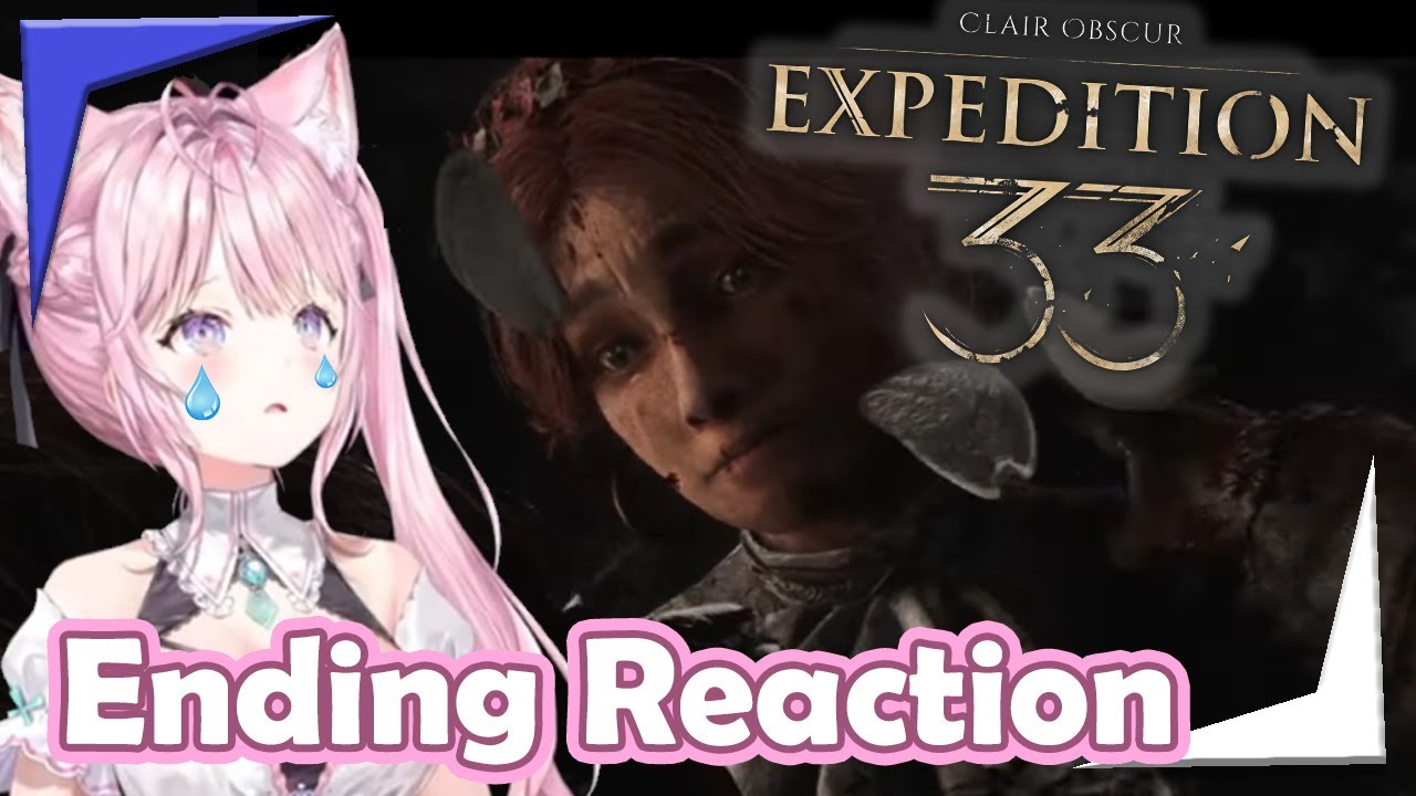 Koyori cries at Clair Obscur: Expedition 33's ending【Hololive EngSub】