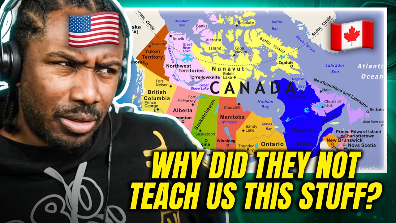 American SHOCKED Learning Canadian History For The First Time!