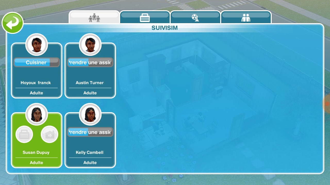 Een sims etentje