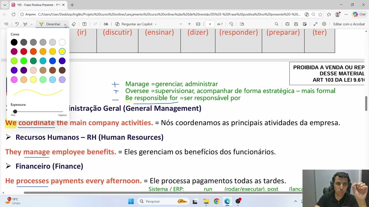 Como substituir “Coordinate” no inglês profissional (Indústria & Negócios) - 1ª Revisão aula 5