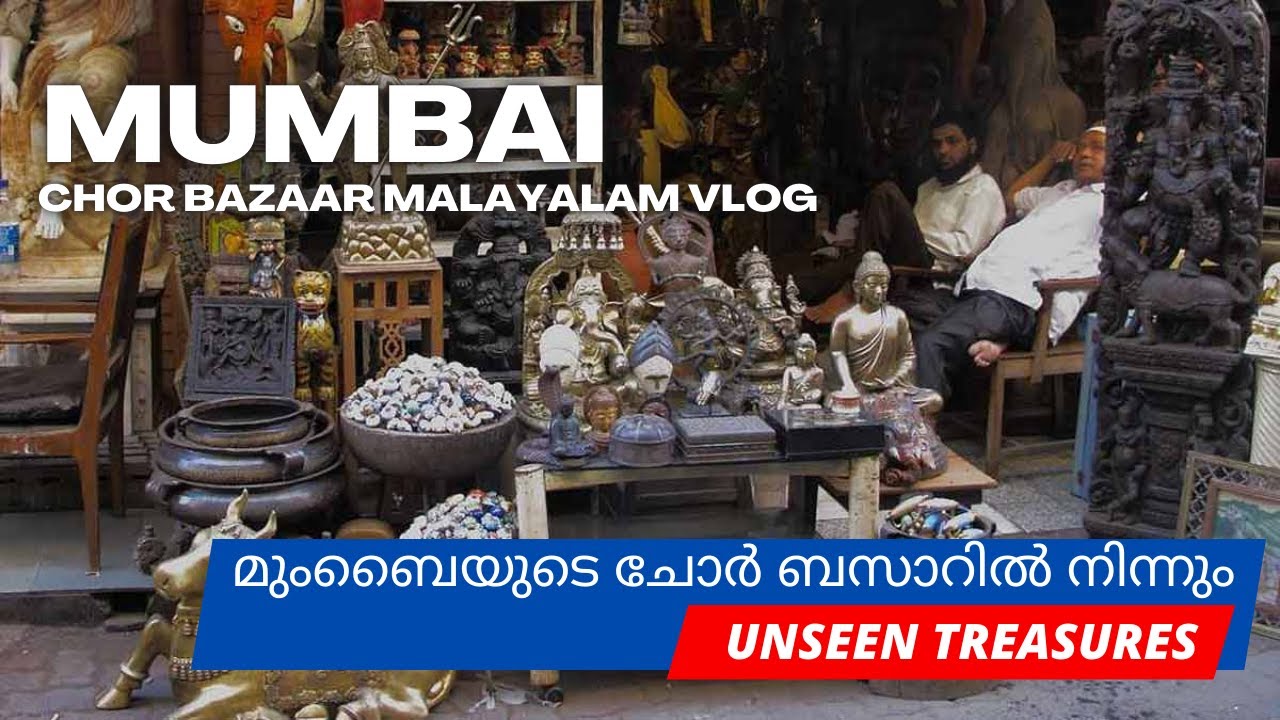 മുംബൈയുടെ ചോർ ബസാറിൽ നിന്നും UNSEEN TREASURES | Mumbai Chor Bazaar Malayalam Vlog