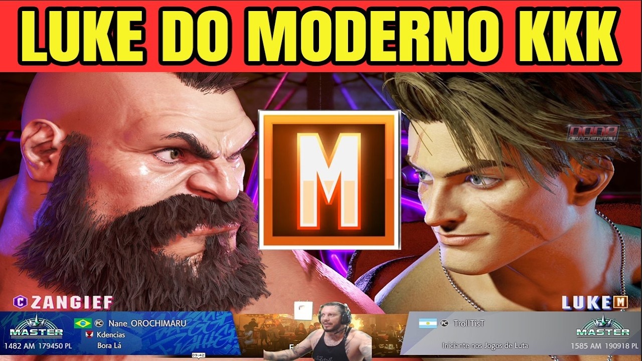 ►STREET FIGHTER 6►ENFRENTAMOS O LUKE DO MODERNO JESUS CRISTO QUE FOI ISSO KKKKKKKKKK