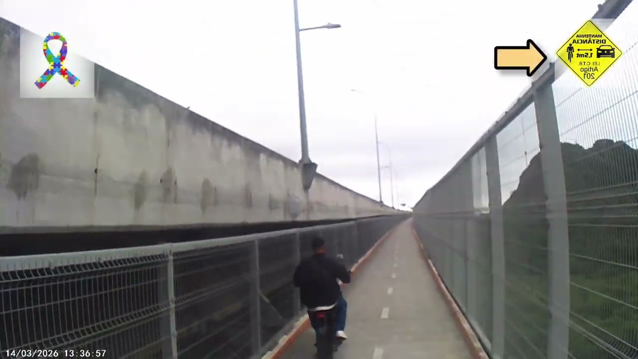Pedal complicado entre Avenida Champagnat em Vila Velha, ES e Parque da Vale Camburi Vitoria, ES. 