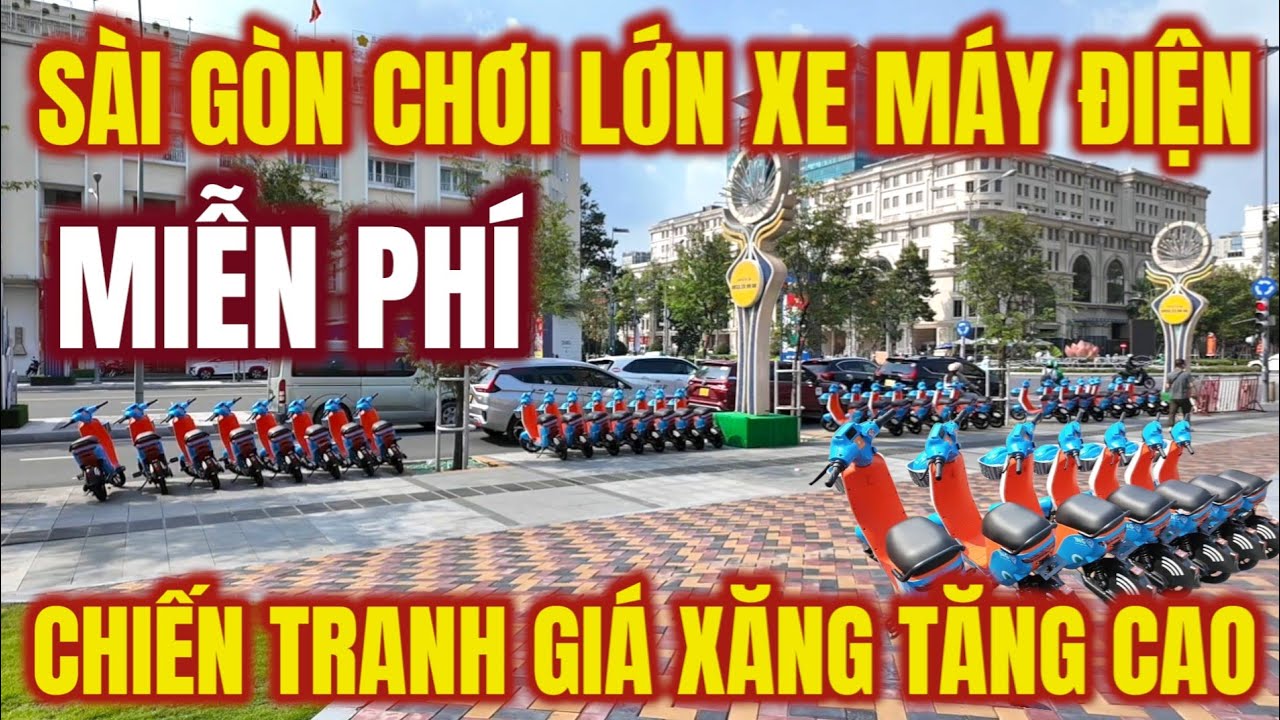 KHỐN KHỔ GIÁ XĂNG TĂNG CAO SÀI GÒN CHƠI LỚN TUNG XE MÁY ĐIỆN ! MIỄN PHÍ TRẢI NGHIỆM Ở PHỐ NGUYỄN HUỆ