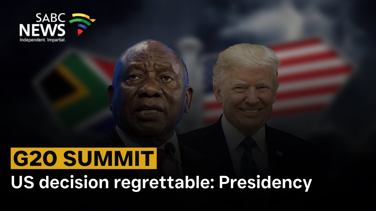 G20 Summit | US decision regrettable: Presidency