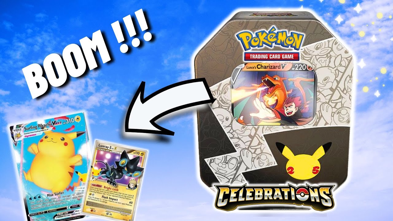 Úplně NEJLEPŠÍ Pokémon tin Celebrations, kterou můžete otevřít!🔥