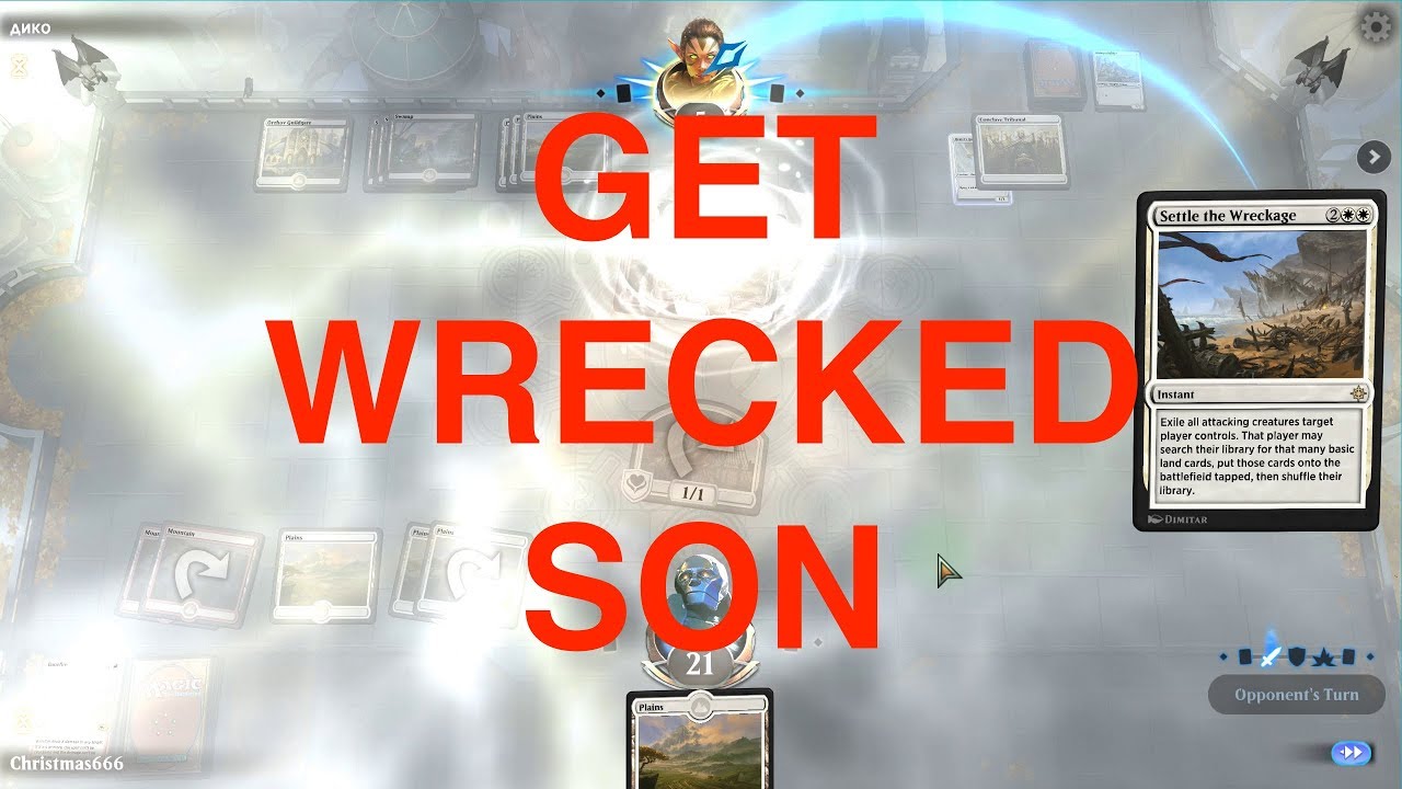 CLUTCH Settle The Wreckage - MTG Arena Gameplay!
