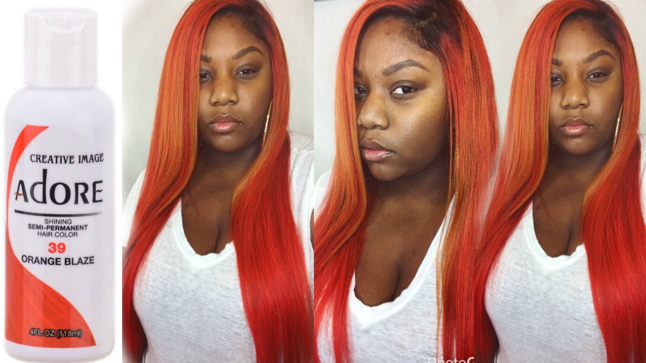 Dying My Hair Orange w/ Bleach || Ali Moda Peruvian Water Wave (Part 2/2)
