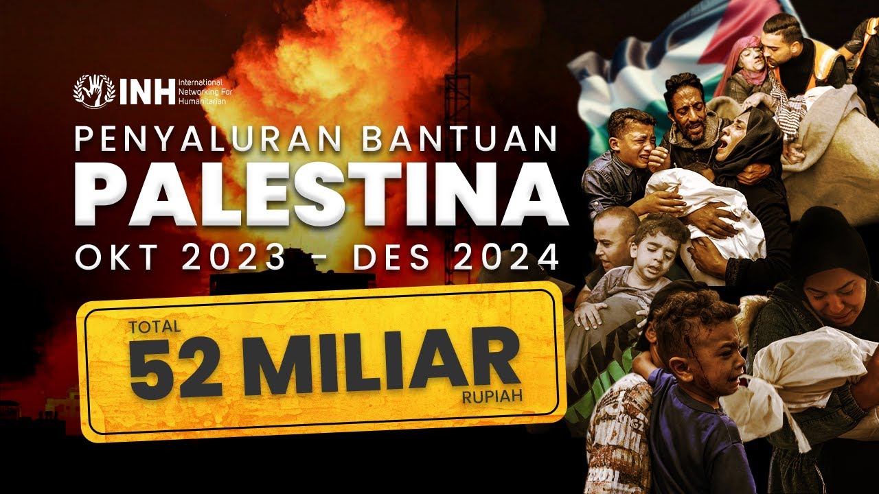 KALEDIOSKOP BANTUAN INH KE PALESTINA DARI MULAI AGRESI HINGGA DENGAN SEKARANG #huseingaza #palestine