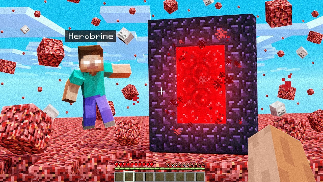 Joining HEROBRINE'S WORLD in Minecraft!