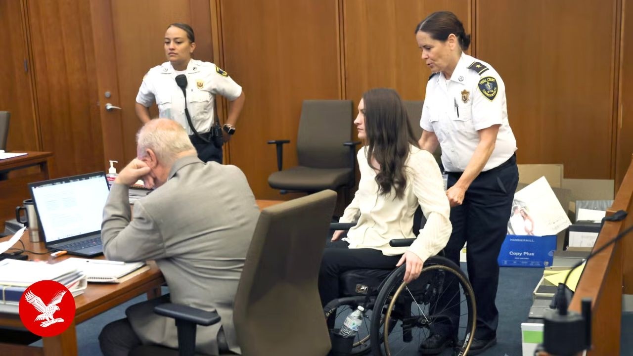 Lindsay Clancy breaks down during Massachusetts murder trial | Watch again