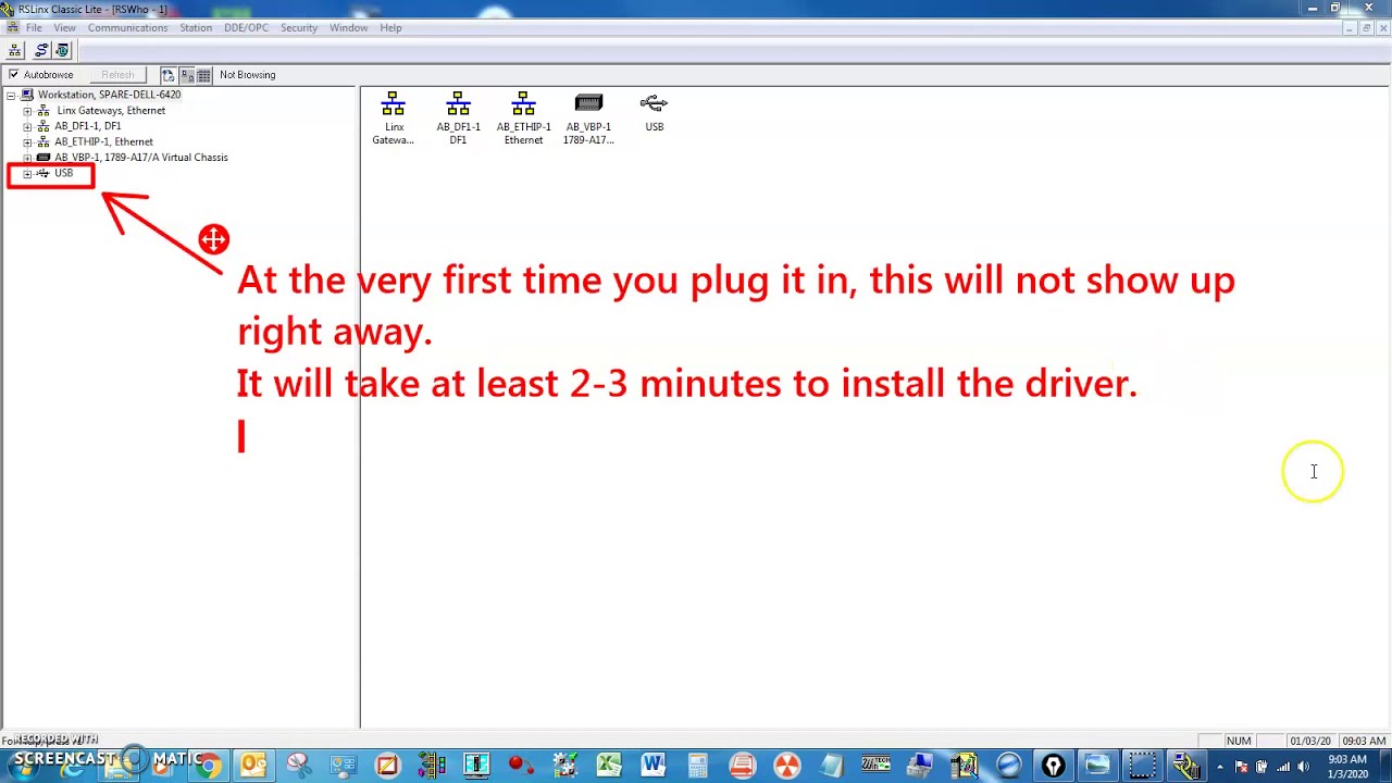 HOW TO SETUP IP ADDRESS ON COMPACTLOGIX L30ER  WITH USB CABLE