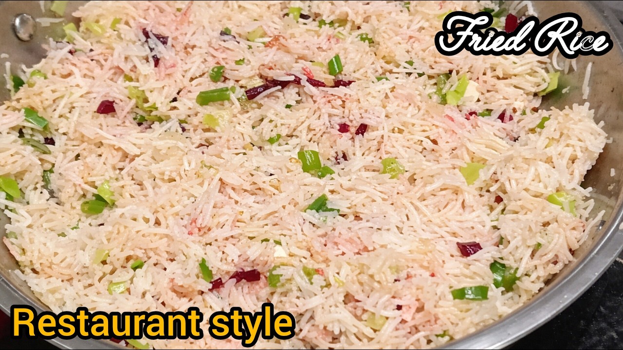 वेज फ्राइड राइस l Paneer Veg Fried Rice Recipe l Street Style Fried Rice Recipe l Easy Fried Rice