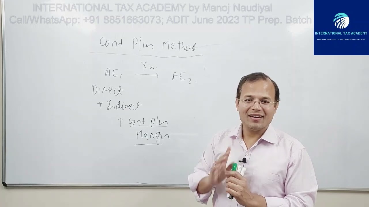 International Tax Academy-TP Methods- Cost Plus Method #adit #internationaltax#transferpricing#oecd