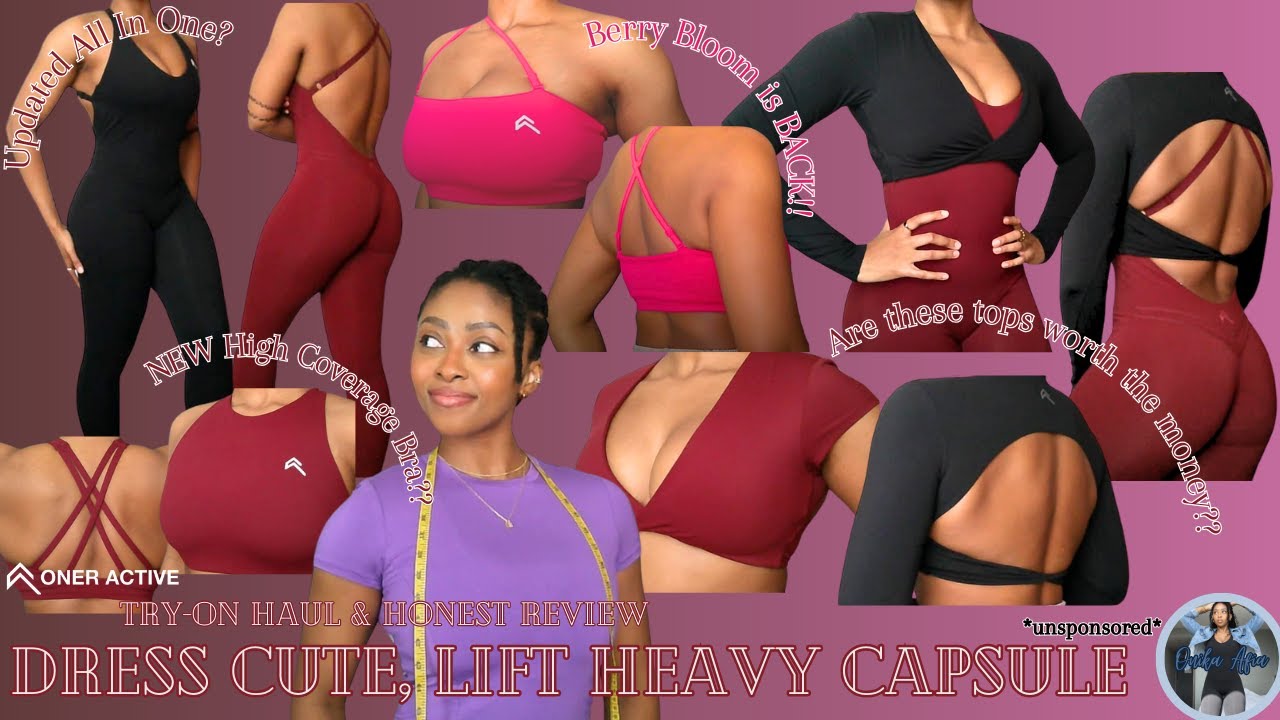 Oner Active's Dress Cute, Lift Heavy Capsule Try On & Review | Unsponsored | OnikaAfia