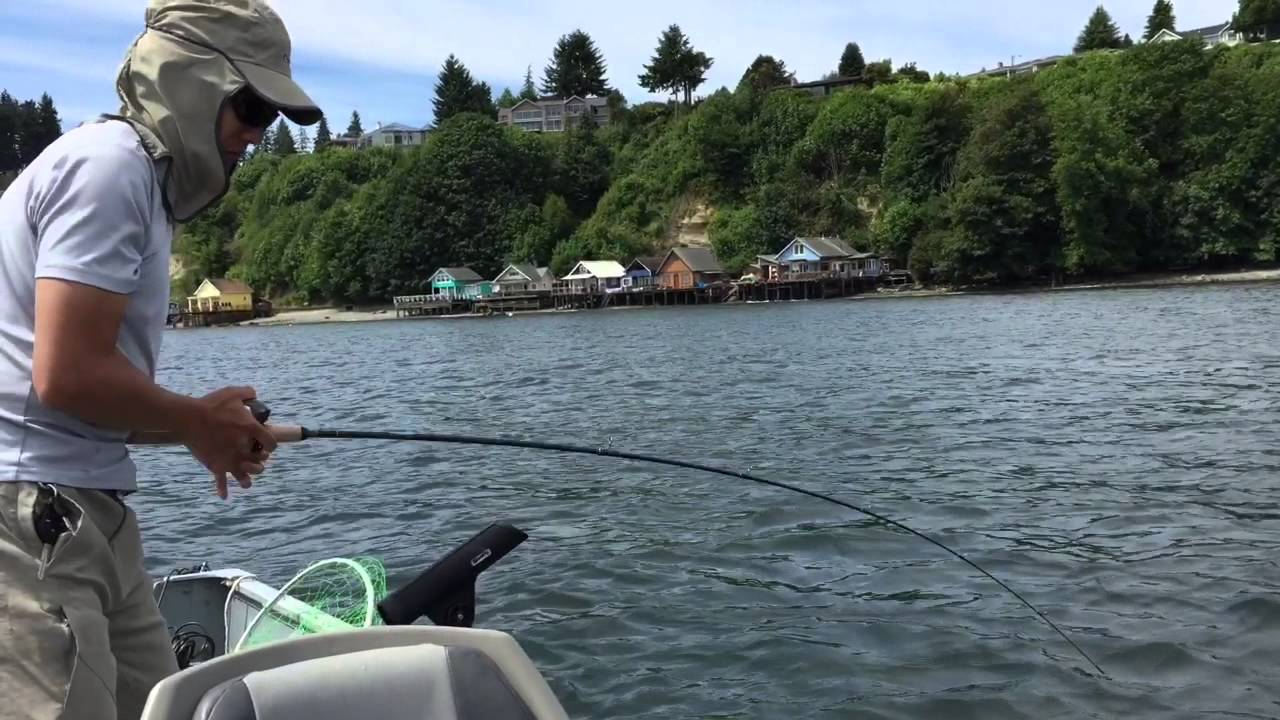 Flounder fishing in the Puget Sound