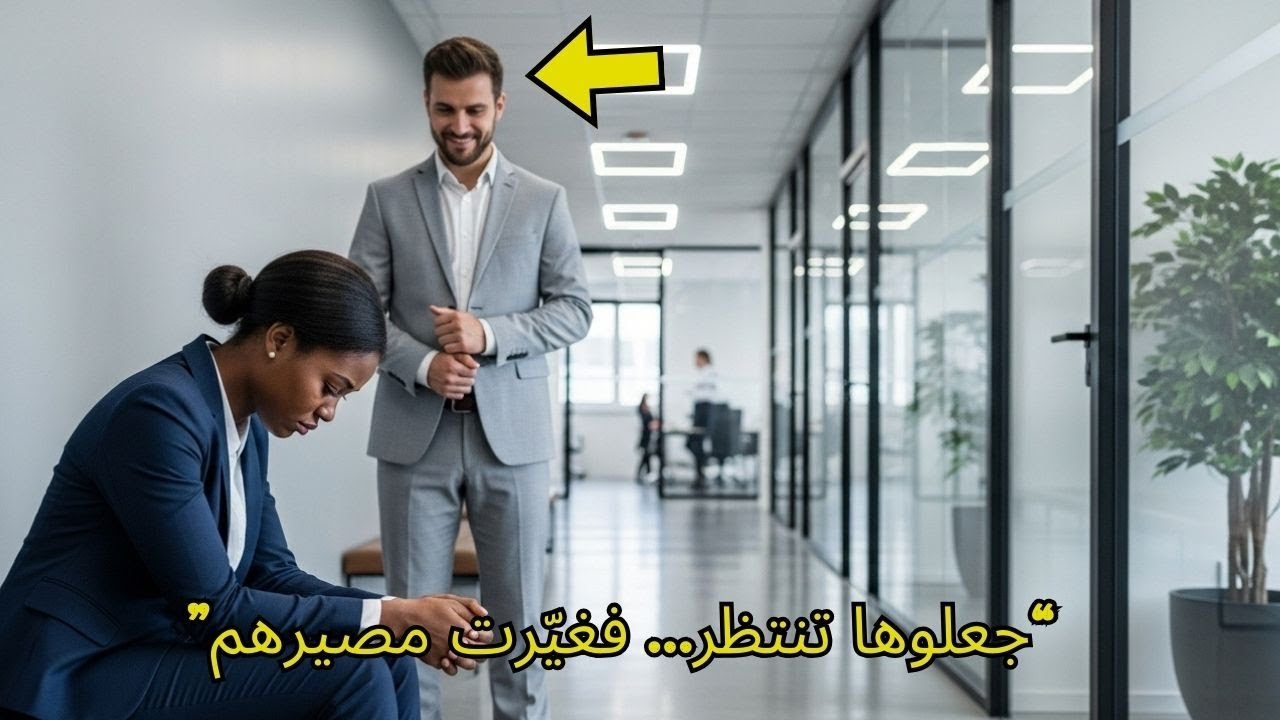 مدير بنك عربي يجعل رئيسة تنفيذية سوداء تنتظر ساعتين… وما حدث بعدها هزّ البنك بالكامل