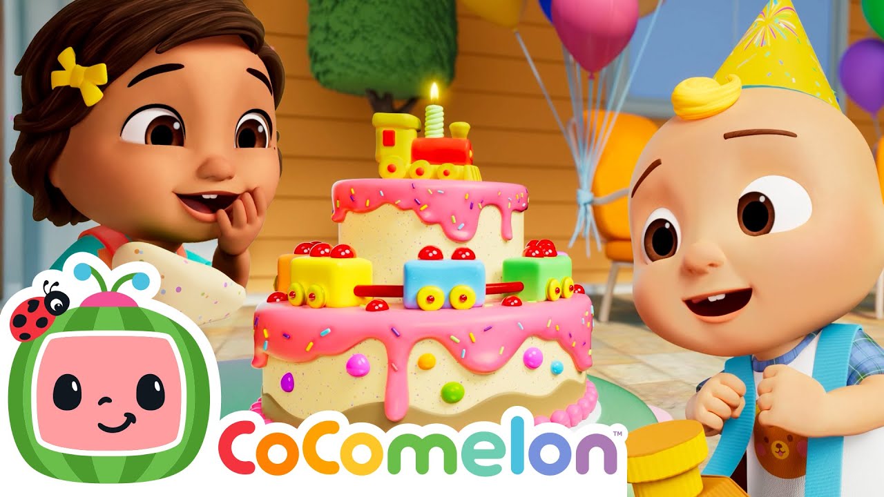 Magical Train Birthday Adventure🚂✨| Nina's Familia | CoComelon Nursery Rhymes & Kids Songs