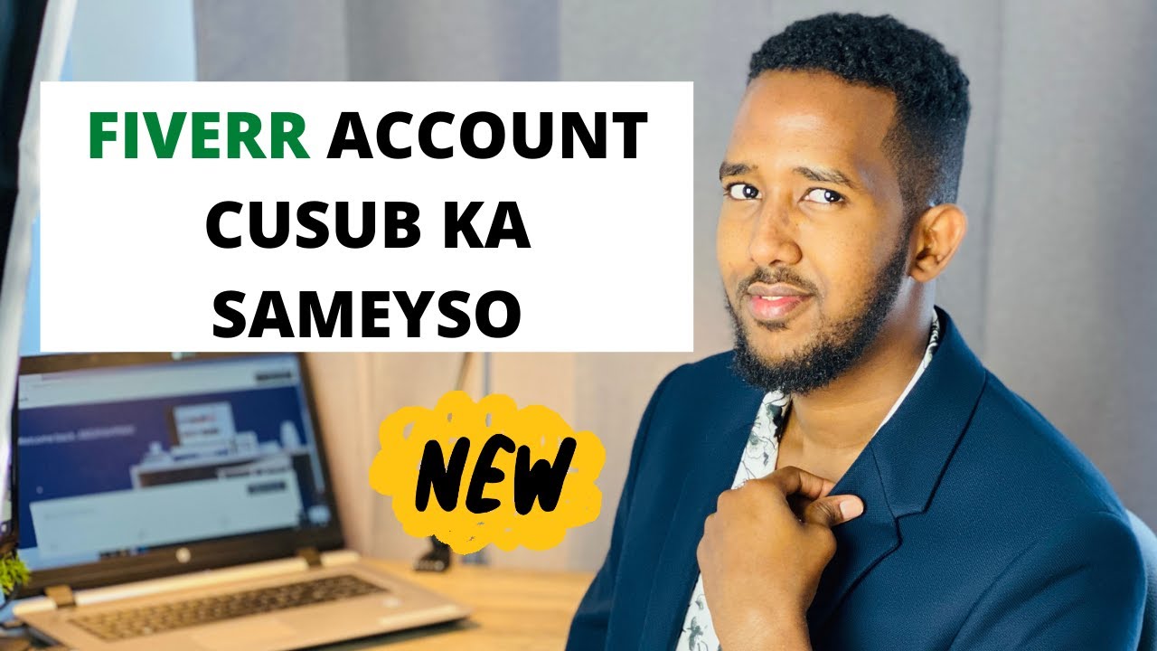 Sidee Fiverr Account Cusub Looga Sameystaa ? Fiverr Registration Full Tutorial