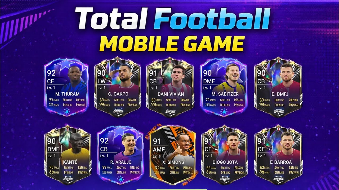 Total Football Game - Unlock packs 90+ Level🔥